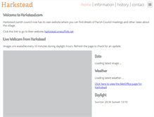 Tablet Screenshot of harkstead.com